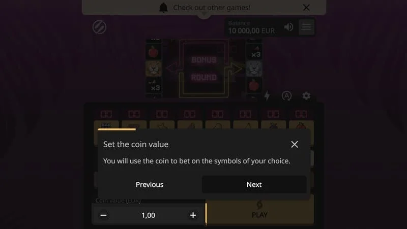Lion Zama Fruits Bonus Spins - aktivizimi i modalitetit të veçantë të Bonus Spins të serisë